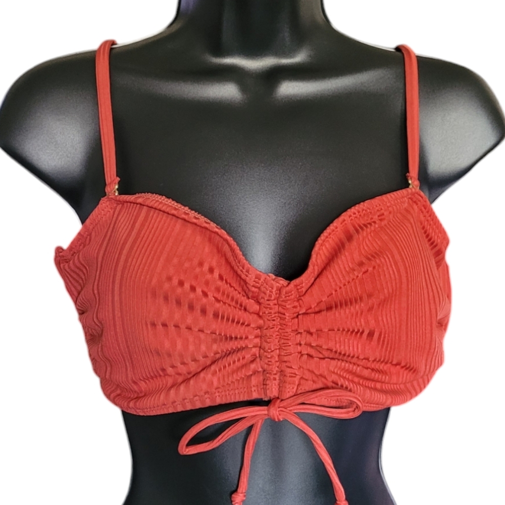 No Boundaries burnt orange bikini top Size XL (15-17)
